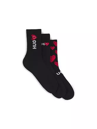 HUGO | Socken 3er Pkg. black | 